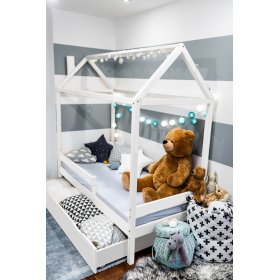Lit enfant maison Paul - blanc